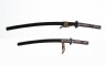 Short samurai sword, or wakizashi (back, with EA1959.83)