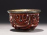 Cup with guri scrolling design (oblique)