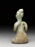 Greenware figure of mother and child (back)