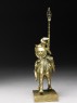 Toy soldier with camel and matchlock (side)