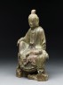 Seated figure of a bodhisattva (side)