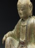 Seated figure of a bodhisattva (detail)