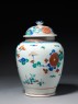 Baluster jar with flowers (side)