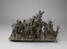 Bronze model depicting the cavalcade of the King of Awadh (oblique)