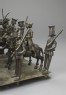 Bronze model depicting the cavalcade of the King of Awadh (detail, back row)