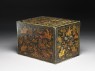 Writing cabinet decorated with hunting scenes (oblique)