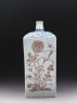 Square bottle with floral decoration (side)