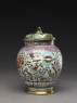 Jar with Chinese lid and Dutch mounts (side)