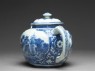 Teapot with scenes derived from Olfert Dapper engravings (side)