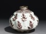 Jar with floral patterning (oblique)
