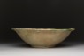Bowl with blue and green decoration (side)