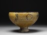 Footed bowl with vegetal decoration (side)