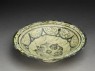 Bowl with floral patterning (oblique)