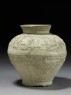 Water jar with geometric and calligraphic decoration (side)