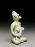 Greenware figure of mother and child (side)