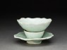 White ware cup with foliated rim (oblique, with EA1980.312.b)