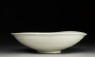 White ware dish with lotus decoration (side)