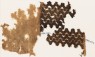 Textile fragment with chevrons and linked S-shapes and Z-shapes (with EA1984.219.b)