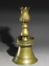 Candlestick with candleholder in the form of a tulip (oblique)