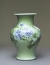 Baluster vase with flowers (side)