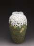 Art Nouveau style vase with chrysanthemums (oblique)