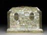 Casket with sloping lid (back)