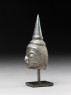 Silver head of the Buddha (side)