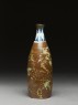 Bottle with butterflies and flowers (side)