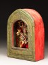 Portable shrine containing a figure of a wrathful female deity on horseback (side)