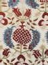 Wall hanging with tulips, pomegranates, and serrated leaves (detail)