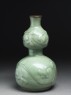 Greenware vase in double-gourd form (side)