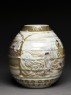 Satsuma style vase with archers and warriors (side)