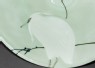 Bowl with an egret standing on a willow branch (detail, egret)