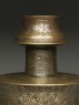 Candlestick with rosettes inscribed with good wishes (detail)