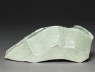 Greenware sherd with floral decoration (back)