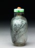 Crystal snuff bottle (side)