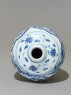 Blue-and-white meiping, or plum blossom, vase (top)