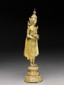 Figure of the Crowned Buddha with alms-bowl (side)