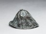 Bronze cup or fitting in the form of a rhinoceros horn or lotus leaf (oblique)