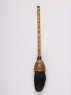 Ivory calligraphy painting brush with bats and lotus scroll (side)