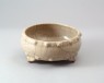 Ge ware bowl in the form of a drum (oblique)