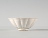 White ware lobed bowl (oblique)
