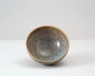 Cup with blue crackled glaze (oblique)
