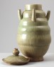 Greenware funerary jar with five spouts (oblique)