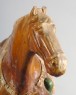 Figure of a horse with saddle (oblique)