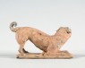 Figure of a crouching dog (oblique)