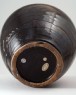 Black ware storage jar with lug handles (oblique)
