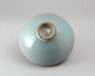 Bowl with blue glaze (oblique)